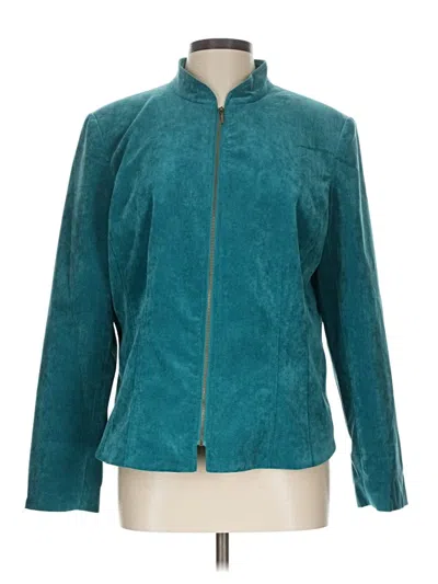 Pre-owned Dressbarn Jacket In Teal