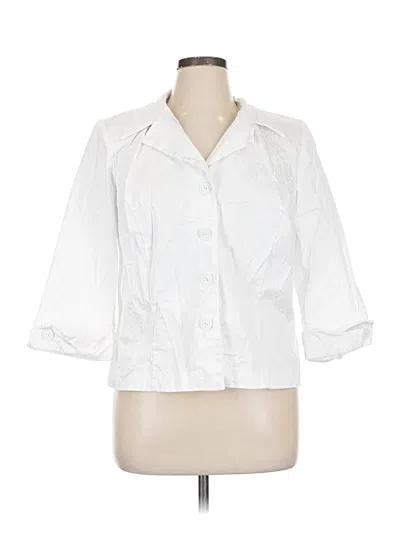 Pre-owned Dressbarn Jacket In White