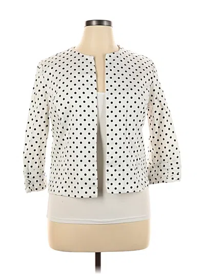 Pre-owned Dressbarn Jacket In White