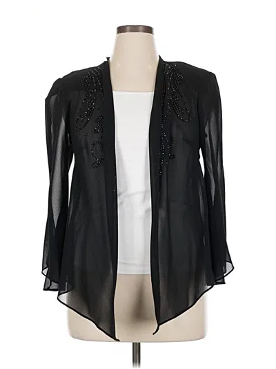 Pre-owned Dressbarn Kimono In Black