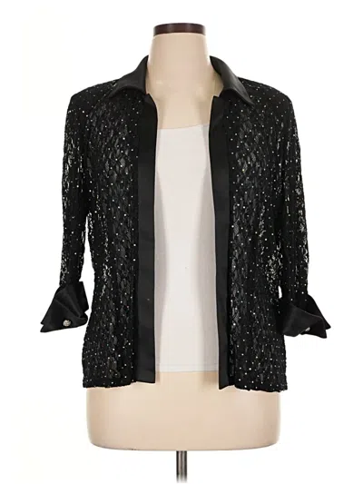 Pre-owned Dressbarn Kimono In Black