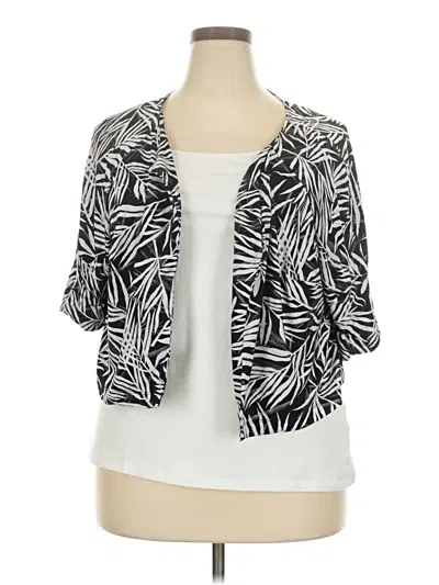 Pre-owned Dressbarn Kimono In Black