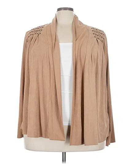 Pre-owned Dressbarn Kimono In Brown
