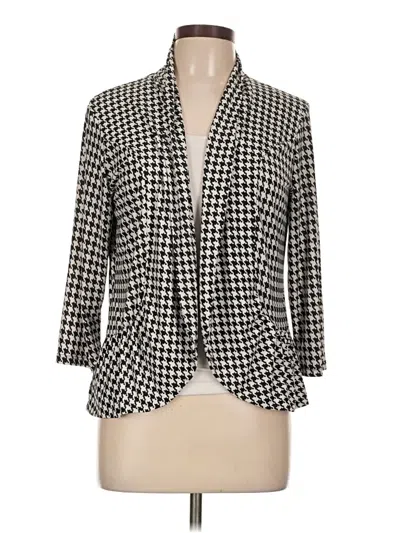 Pre-owned Dressbarn Kimono In Gray