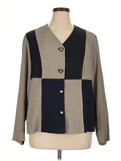 Pre-owned Dressbarn Kimono In Gray