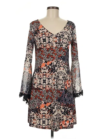 Pre-owned Dressbarn Kimono In Orange