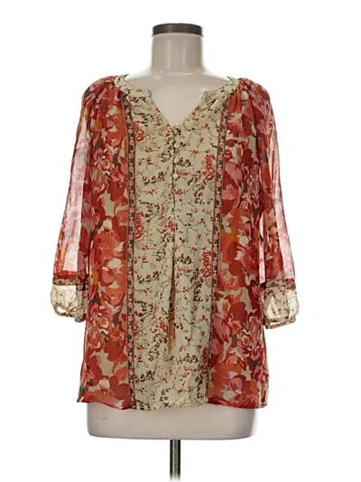 Pre-owned Dressbarn Kimono In Red