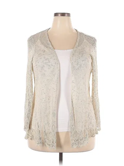 Pre-owned Dressbarn Kimono In White