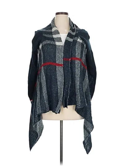 Pre-owned Dressbarn Poncho In Blue