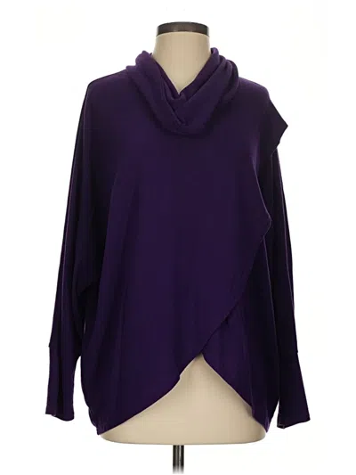 Pre-owned Dressbarn Poncho In Purple