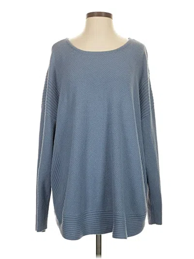 Pre-owned Dressbarn Pullover Sweater In Blue