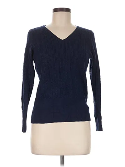 Pre-owned Dressbarn Pullover Sweater In Blue