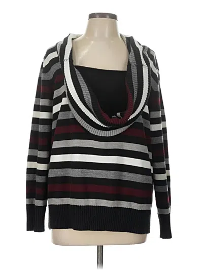 Pre-owned Dressbarn Pullover Sweater In Gray