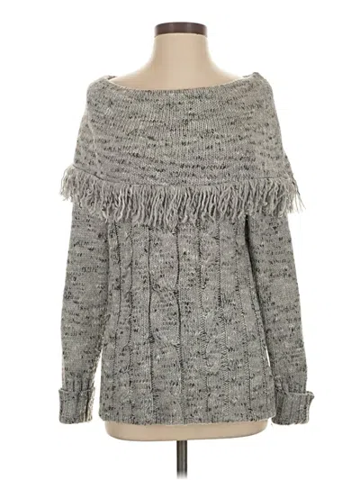 Pre-owned Dressbarn Pullover Sweater In Gray