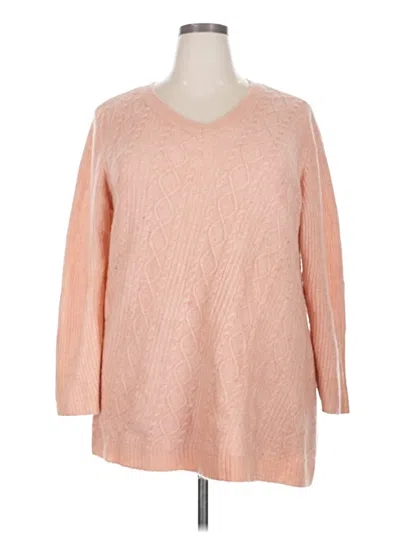 Pre-owned Dressbarn Pullover Sweater In Pink