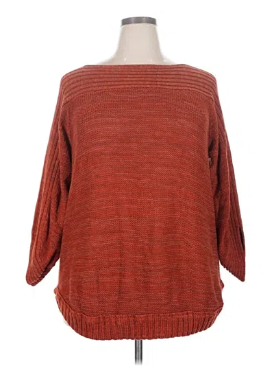 Pre-owned Dressbarn Pullover Sweater In Red
