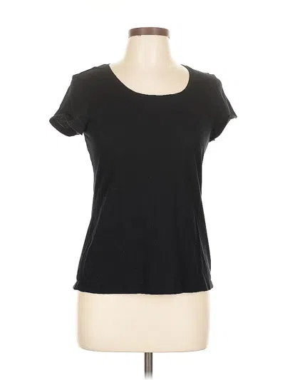 Pre-owned Dressbarn Short Sleeve T-shirt In Black