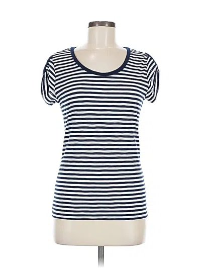 Pre-owned Dressbarn Short Sleeve T-shirt In Blue