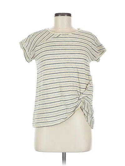 Pre-owned Dressbarn Short Sleeve Top In White
