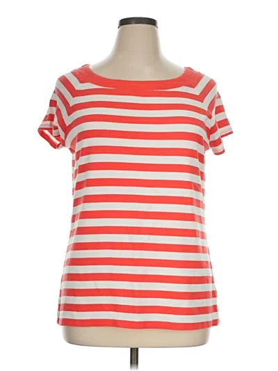 Pre-owned Dressbarn Short Sleeve T-shirt In Red