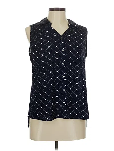 Pre-owned Dressbarn Sleeveless Blouse In Black