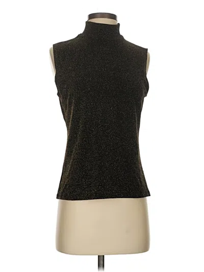 Pre-owned Dressbarn Sleeveless Blouse In Black