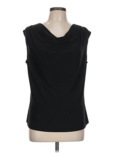 Pre-owned Dressbarn Sleeveless Blouse In Black