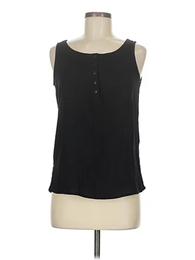 Pre-owned Dressbarn Sleeveless Blouse In Black