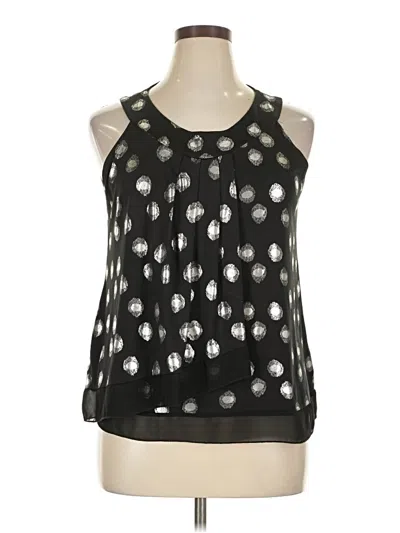 Pre-owned Dressbarn Sleeveless Blouse In Black