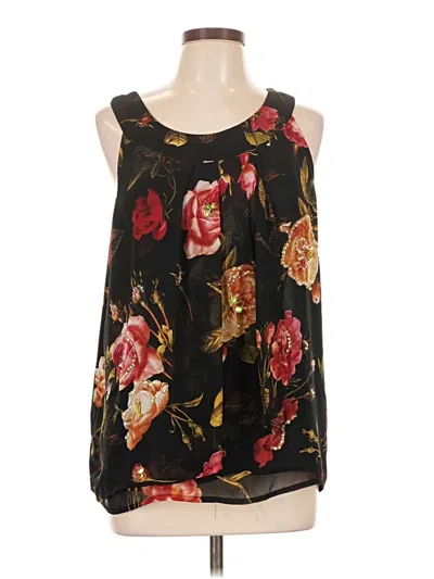Pre-owned Dressbarn Sleeveless Blouse In Black