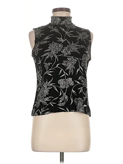 Pre-owned Dressbarn Sleeveless Blouse In Black