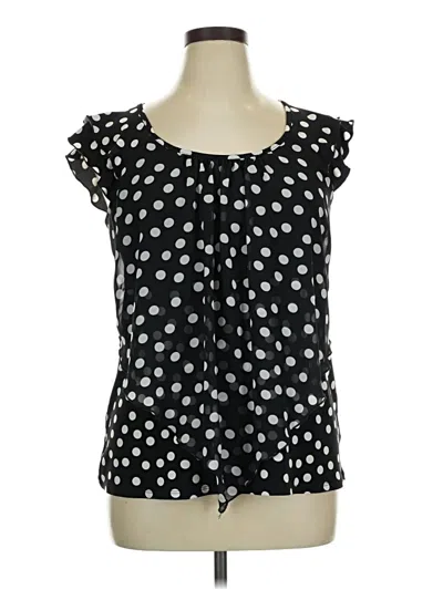 Pre-owned Dressbarn Sleeveless Blouse In Black