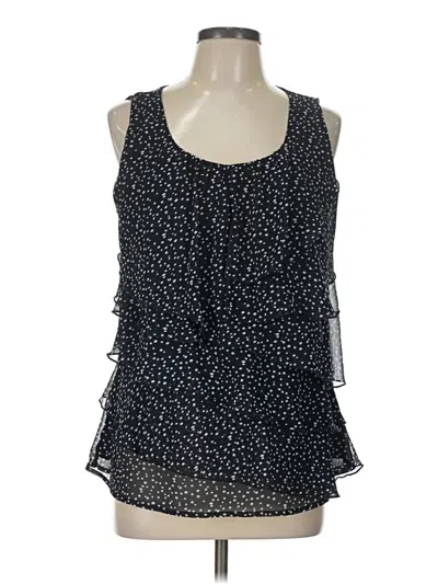 Pre-owned Dressbarn Sleeveless Blouse In Black