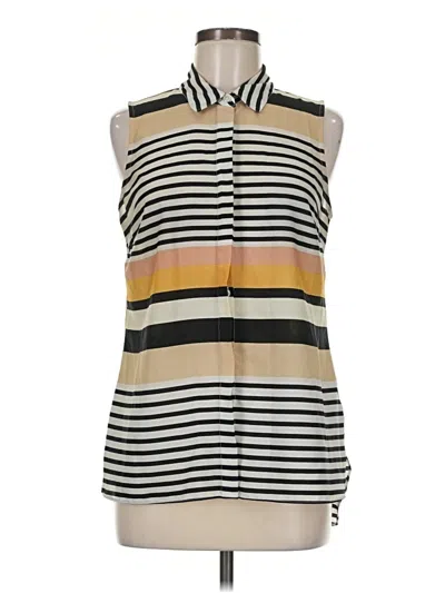 Pre-owned Dressbarn Sleeveless Blouse In Ivory