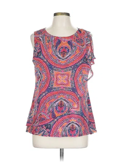 Pre-owned Dressbarn Sleeveless Blouse In Pink