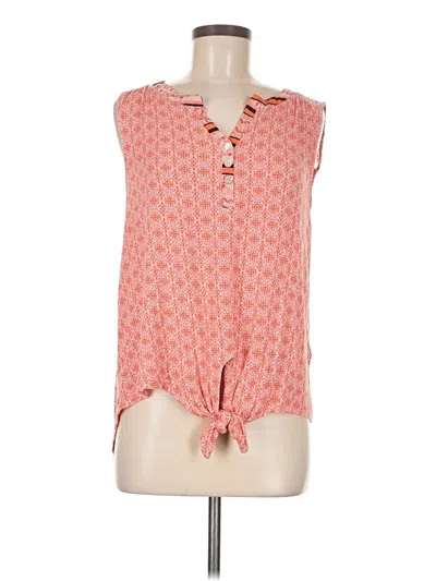 Pre-owned Dressbarn Sleeveless Blouse In Pink