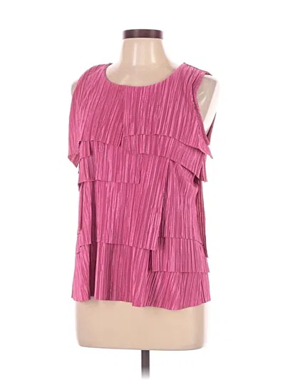 Pre-owned Dressbarn Sleeveless Blouse In Pink