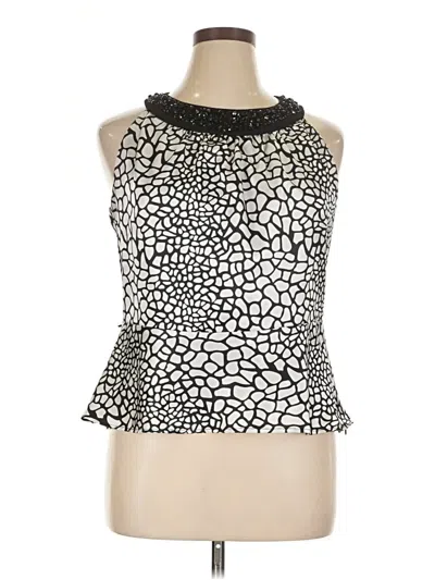 Pre-owned Dressbarn Sleeveless Blouse In Silver