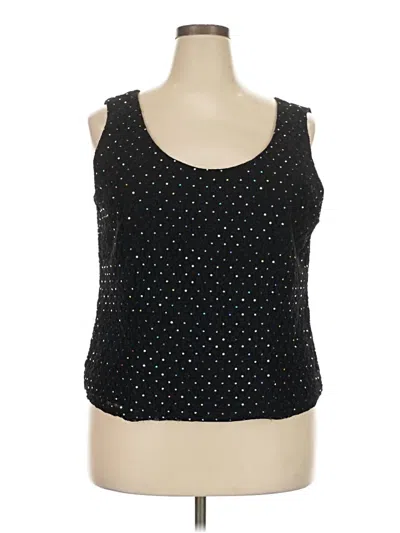 Pre-owned Dressbarn Sleeveless Top In Black