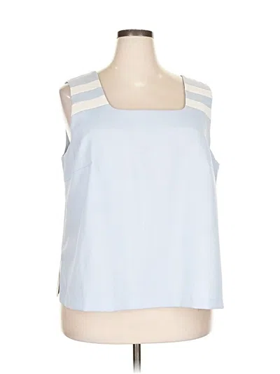 Pre-owned Dressbarn Sleeveless Top In Blue