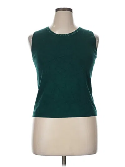 Pre-owned Dressbarn Sleeveless Top In Blue