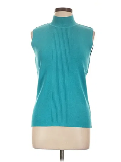 Pre-owned Dressbarn Sleeveless Top In Blue