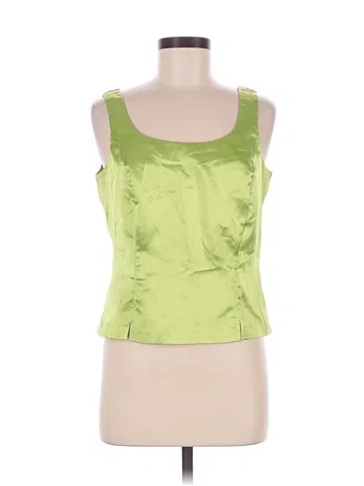 Pre-owned Dressbarn Sleeveless Top In Green