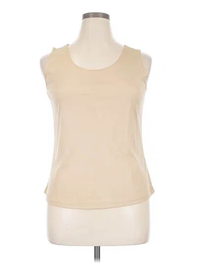 Pre-owned Dressbarn Sleeveless Top In Ivory