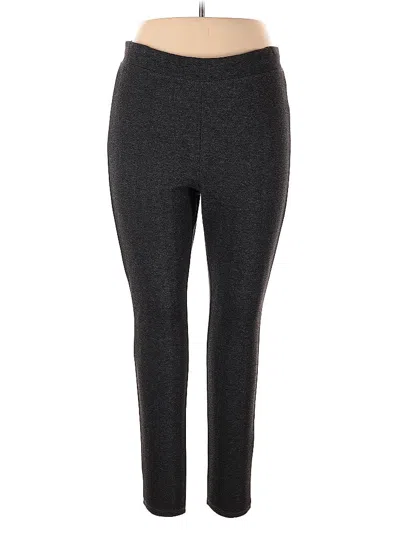 Pre-owned Dressbarn Sunday Active Pants In Gray