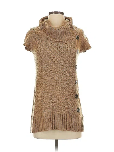Pre-owned Dressbarn Sweater Vest In Brown