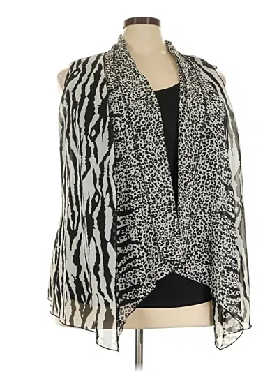 Pre-owned Dressbarn Tank Top In Silver