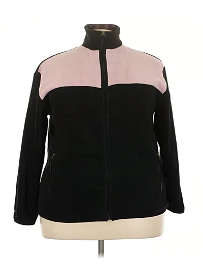 Pre-owned Dressbarn Track Jacket In Black