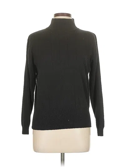 Pre-owned Dressbarn Turtleneck Sweater In Black