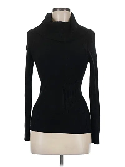 Pre-owned Dressbarn Turtleneck Sweater In Black